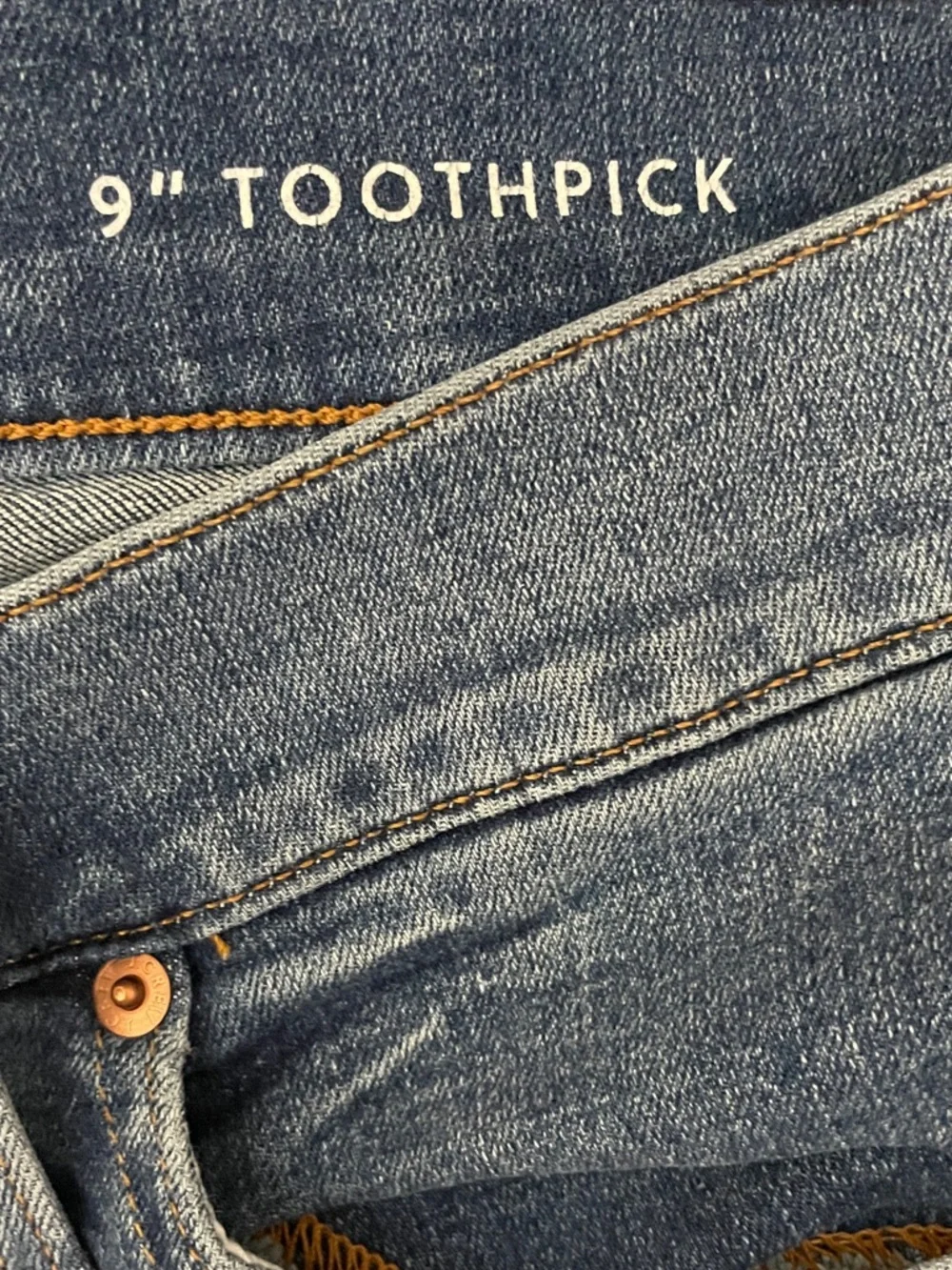 J. Crew Toothpick Jeans Women's 34 High Rise Bluebell Wash BP391 Stretch Denim